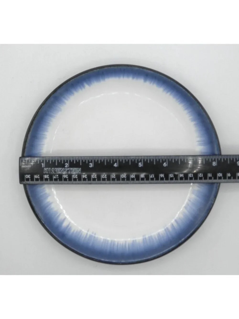 Lunar Blue by Mikasa 8-3/8 inch Salad Plates Set of 7 Pattern Code: MIKLUB